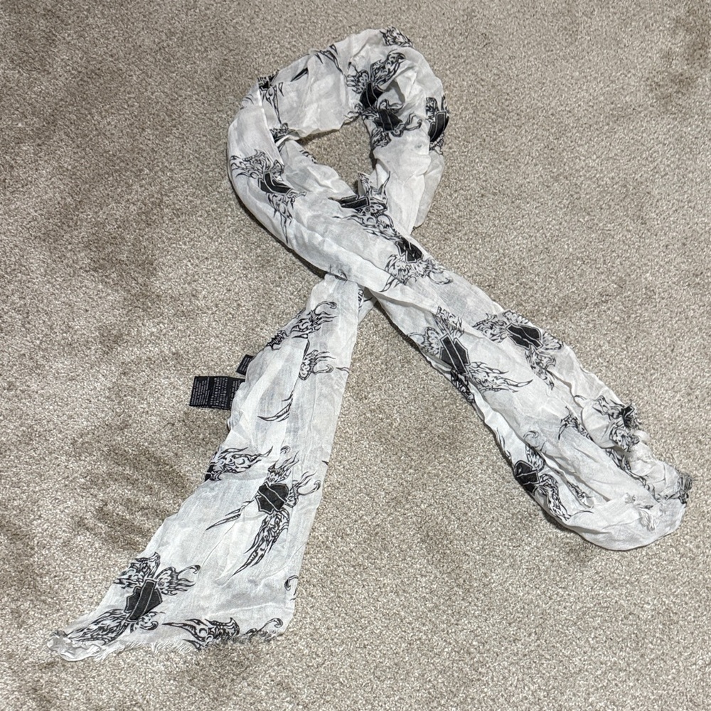 Harley-Davidson Black and White Scarf